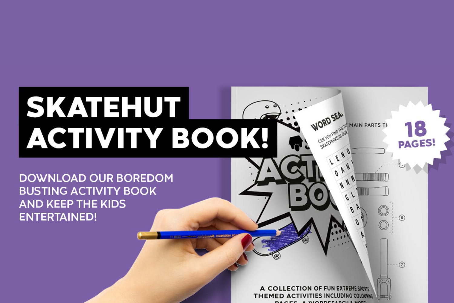 SkateHut Activity Book - Part 2! SkateHut Activity Book - Part 2!
