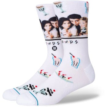 Stance friends socks white