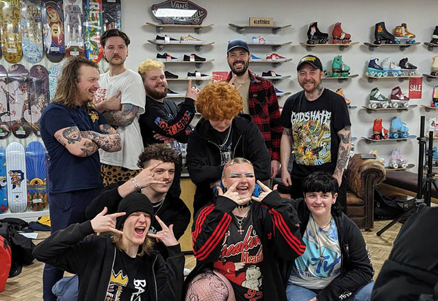 The 900 Gig at SkateHut HQ