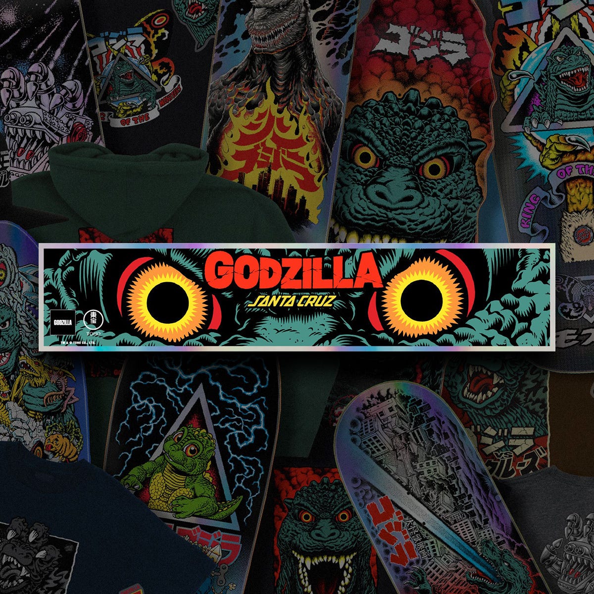 Santa Cruz X Godzilla - A Legendary Collab