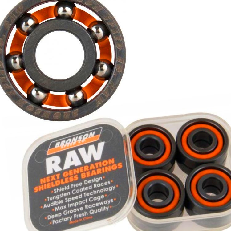 Bronson Raw Skateboard Bearings
