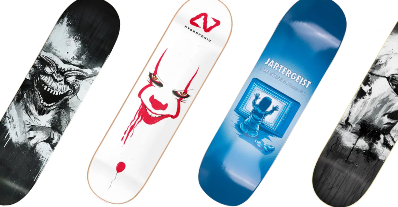Skatetober - Horror Movie Inspired Skateboard Decks