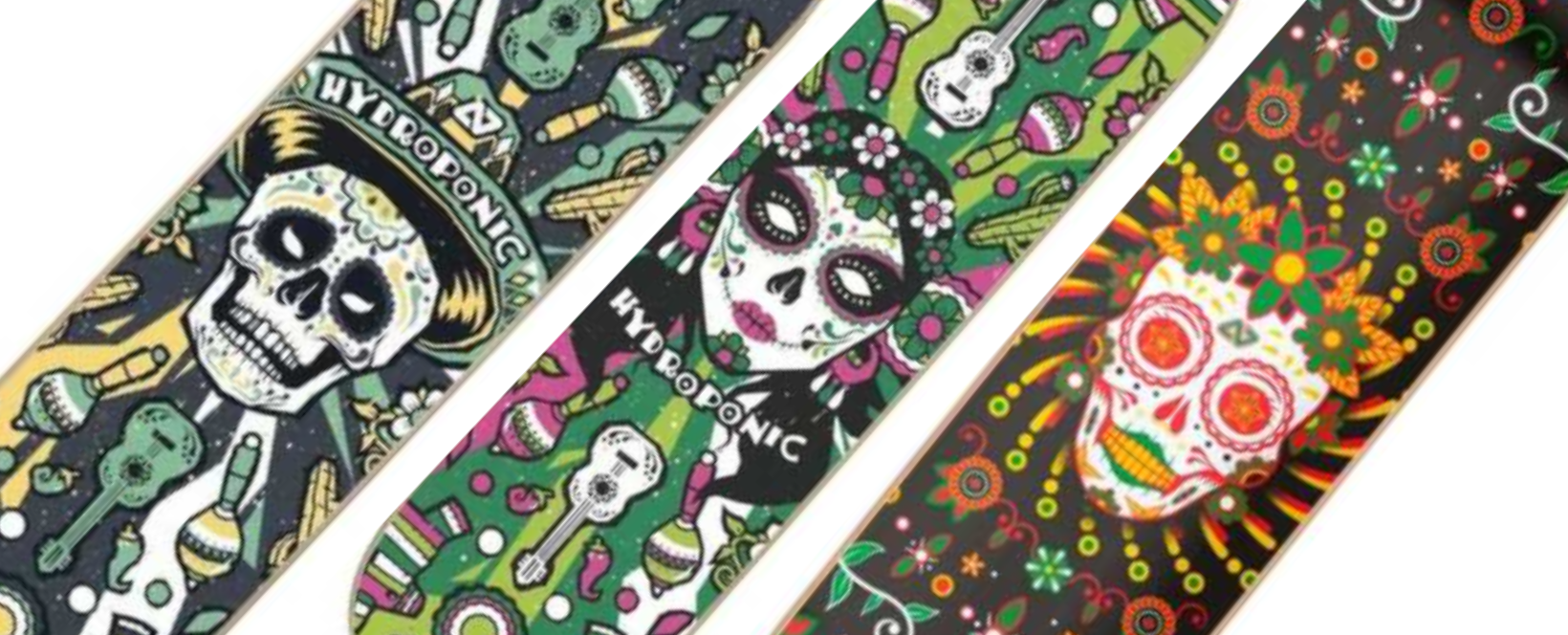 Skating of the Dead - NEW Skateboard Decks from Hydroponic