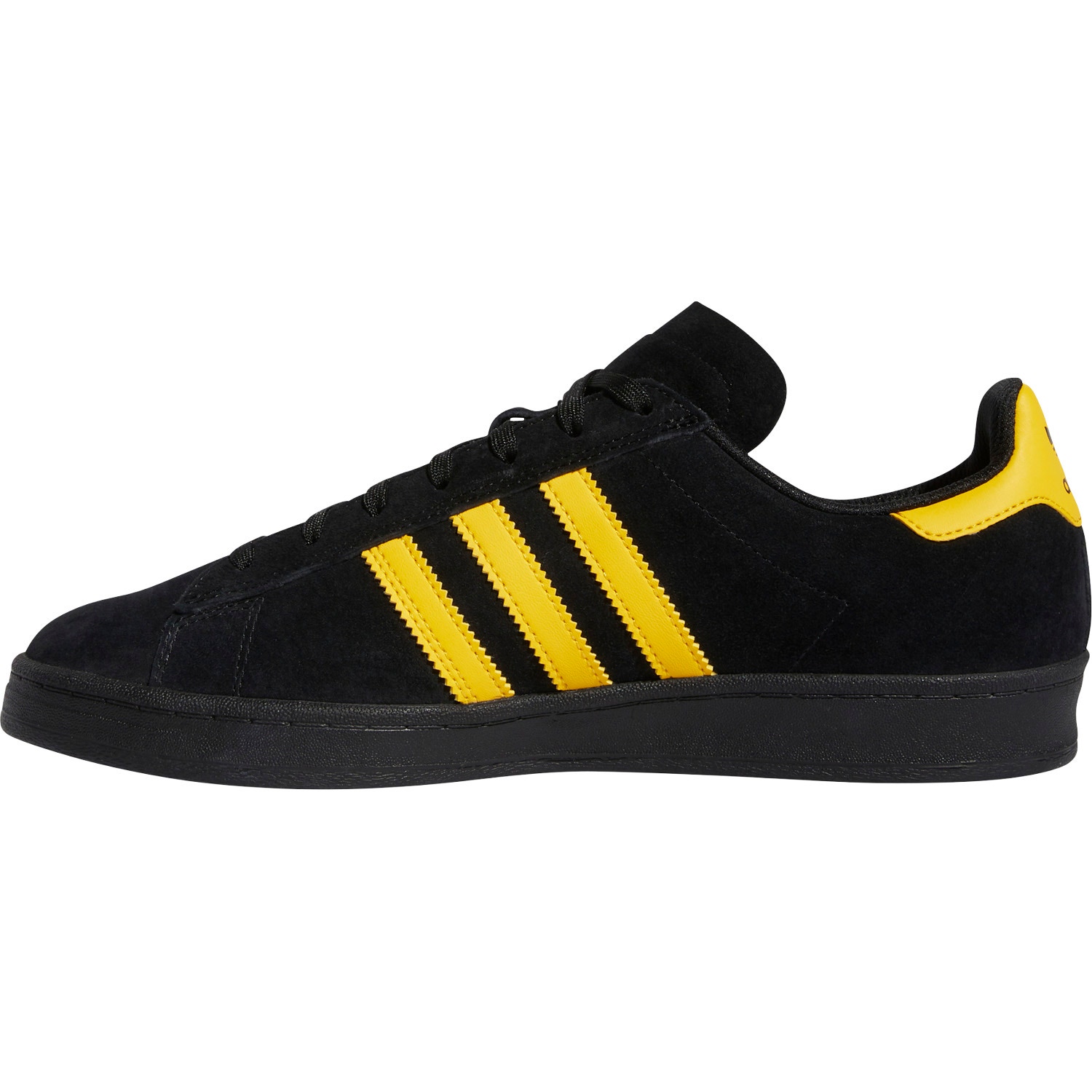 Box Damage Adidas Skateboarding Campus ADV Skate Shoes Black Gold Black UK 10 SkateHut