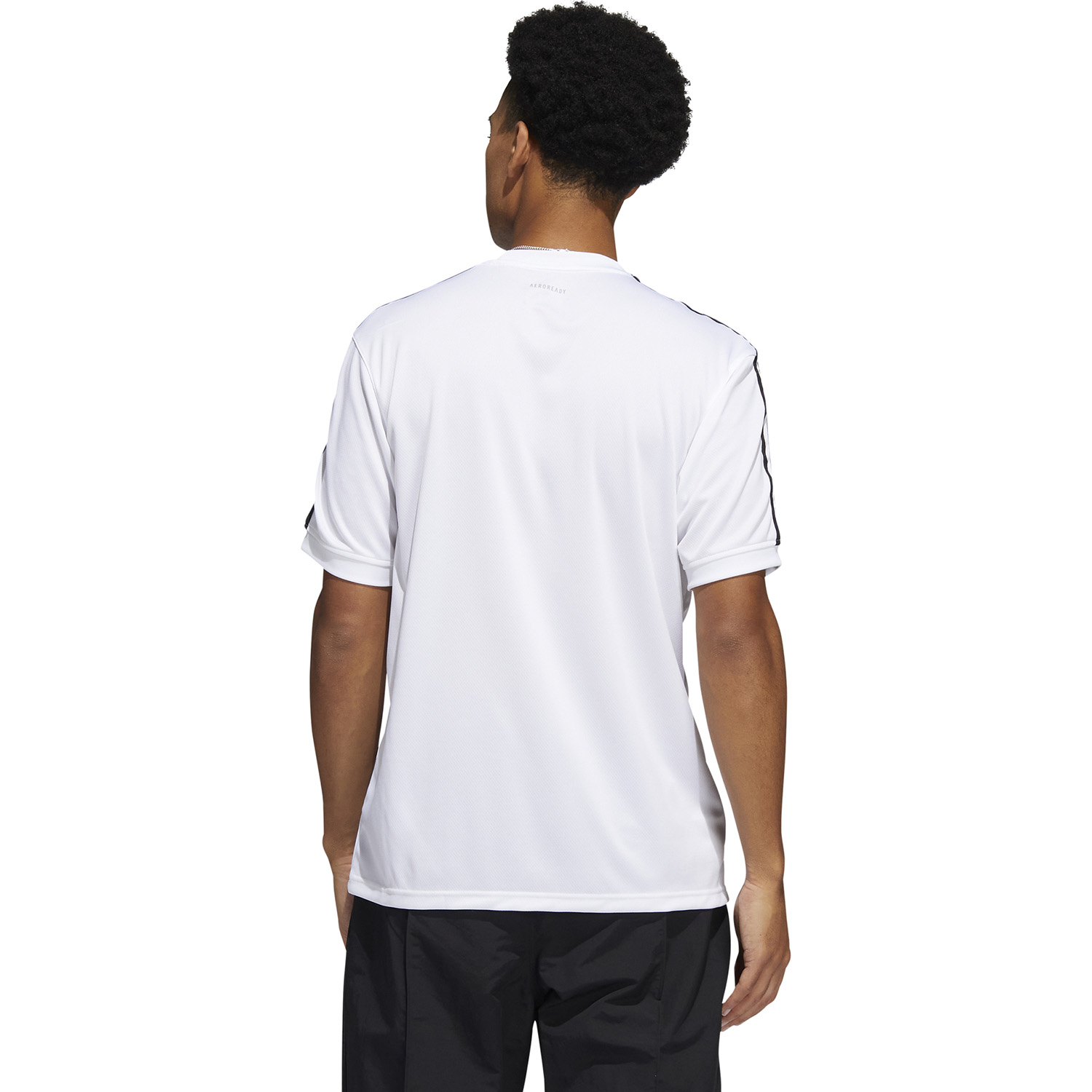 adidas skateboarding logo roll neck top in white