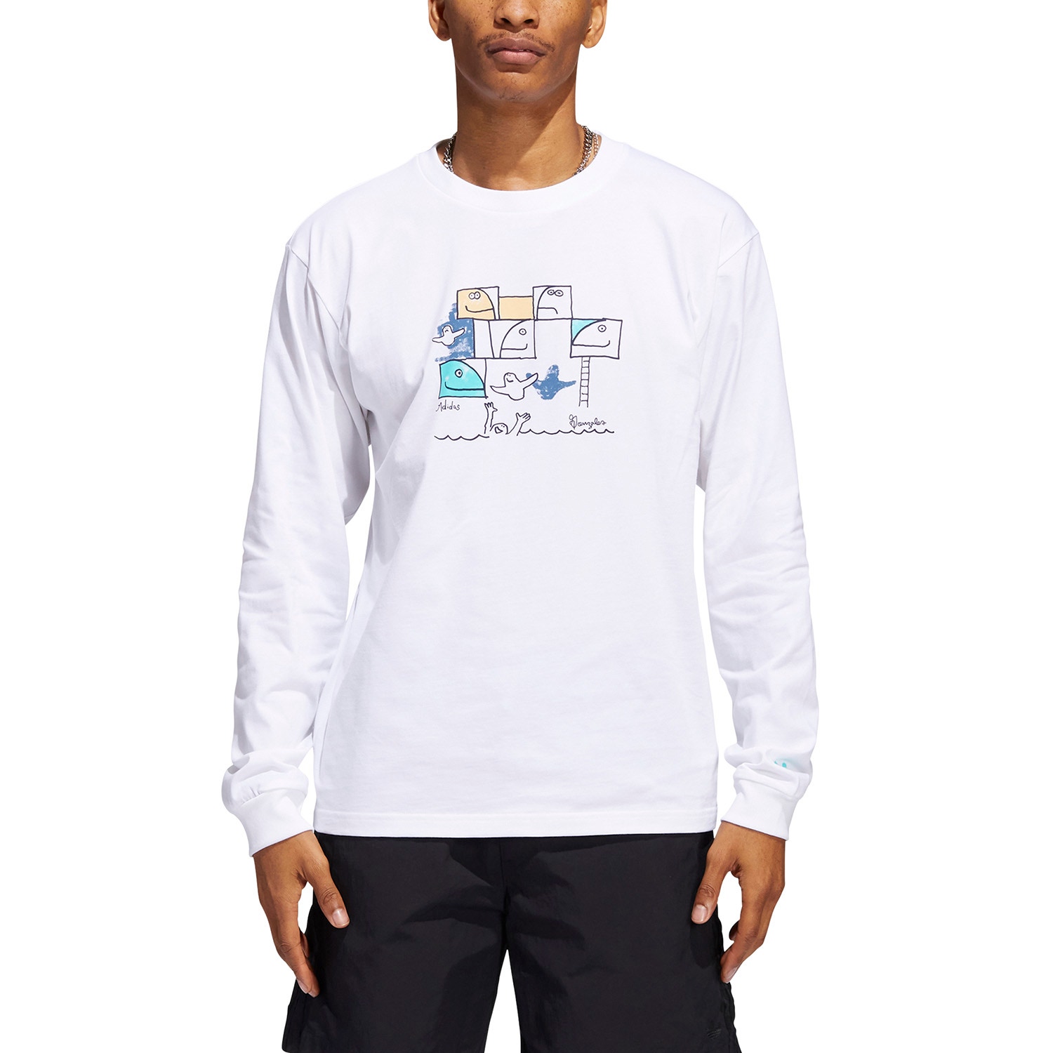 Adidas skateboarding long sleeve t shirt top