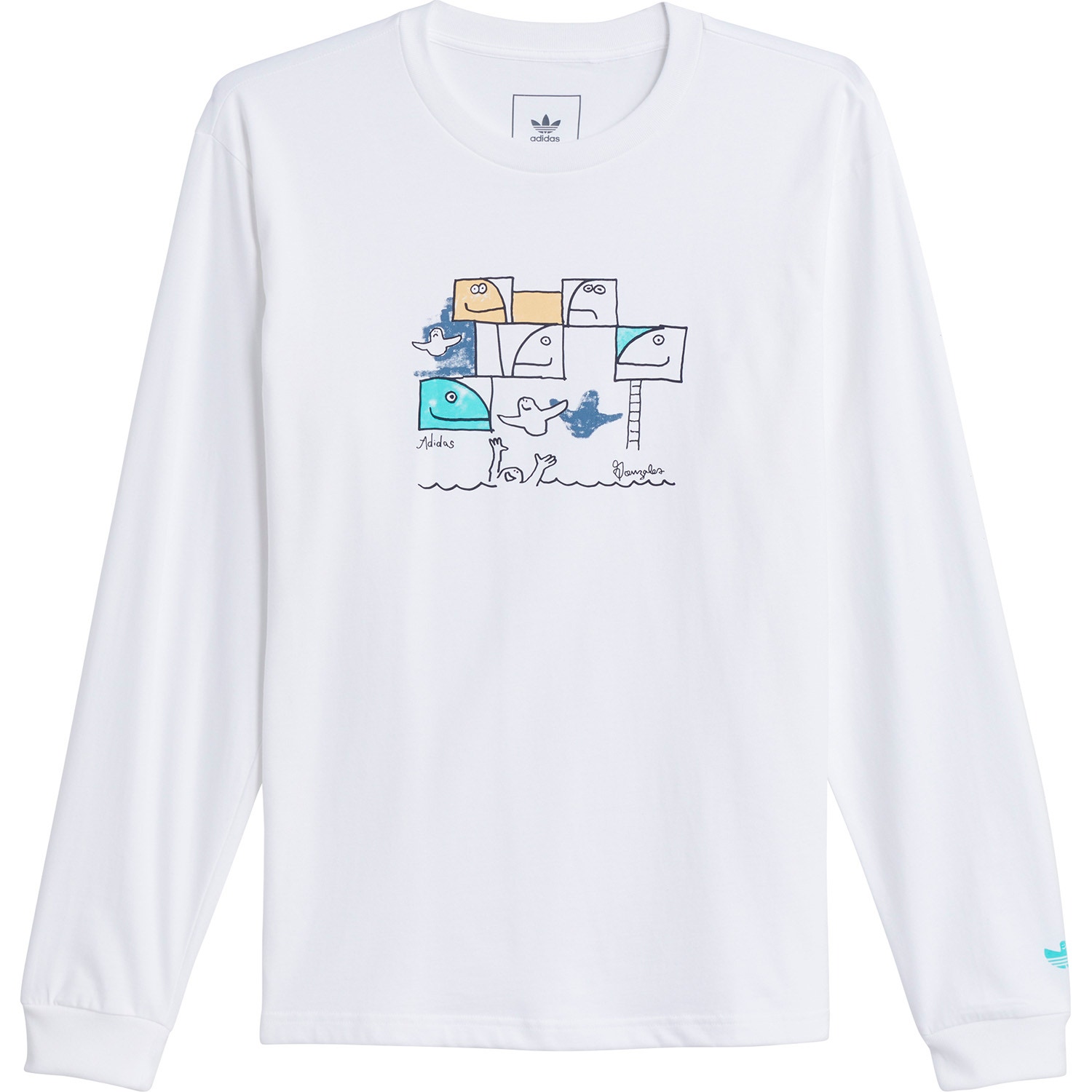 Adidas skateboarding long sleeve t shirt on sale