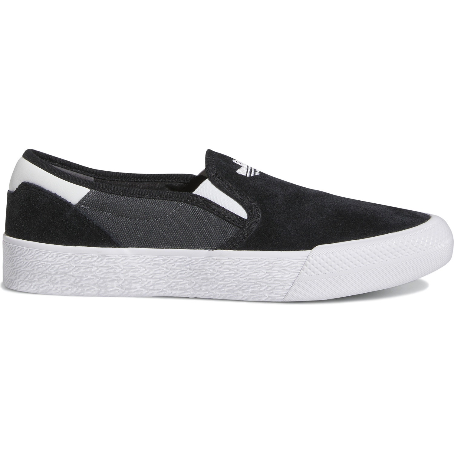 Adidas Skateboarding Shmoofoil Slip Skate Shoes Black White SkateHut