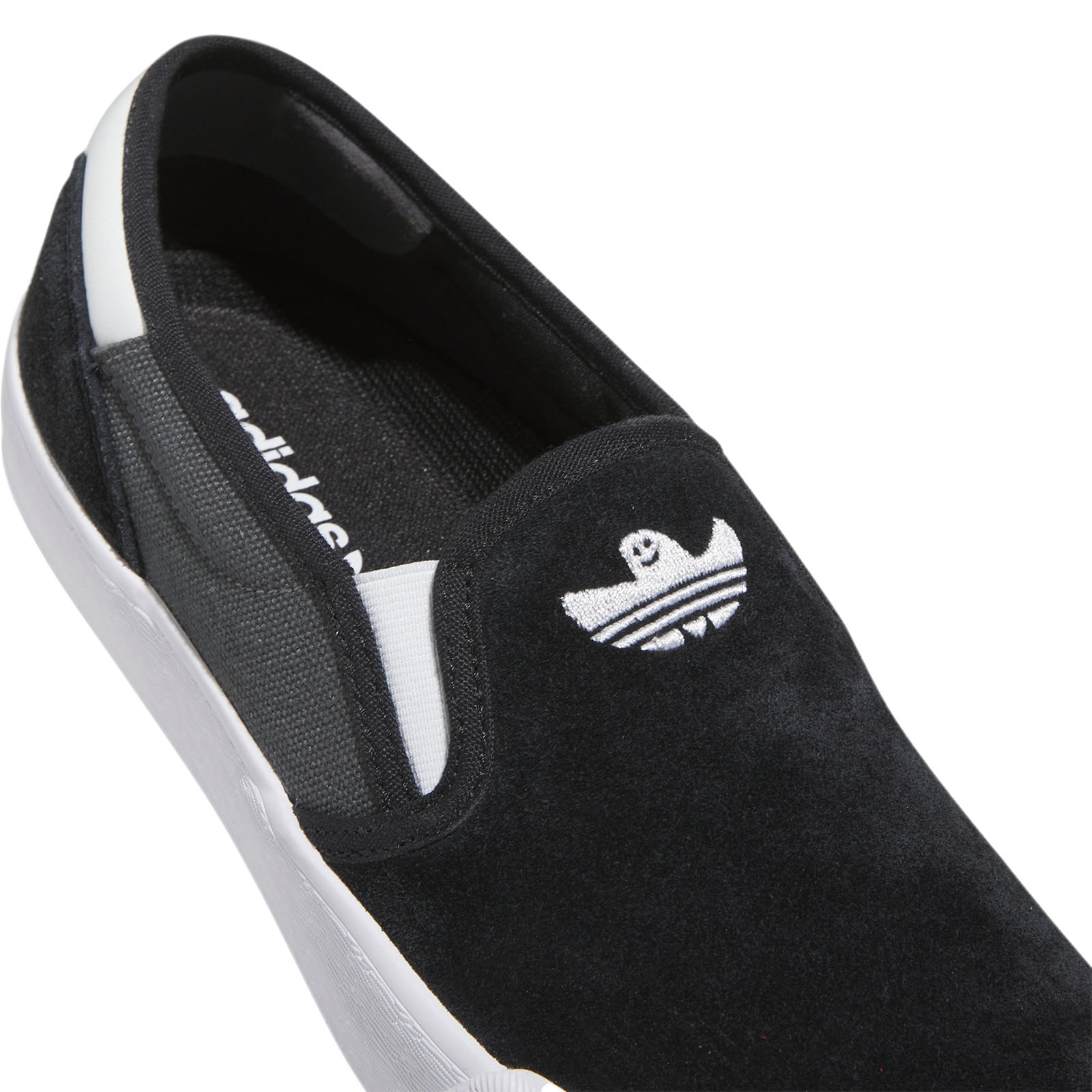 Adidas Skateboarding Shmoofoil Slip Skate Shoes Black White SkateHut