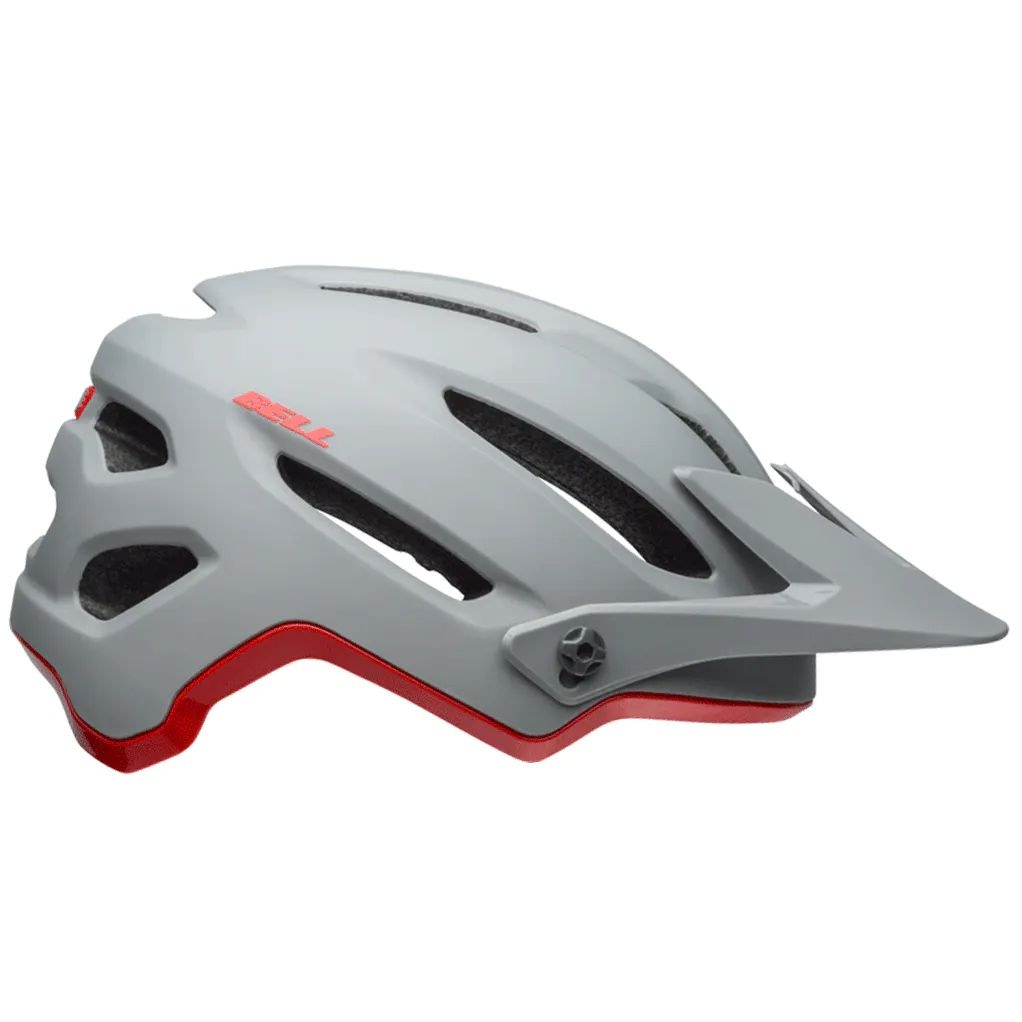 Bell 4Forty MTB Cliffhanger Helmet Matte Gloss Grey Crimson SkateHut