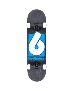 Birdhouse Stage 3 B Logo Complete Skateboard - Black/Blue 8''