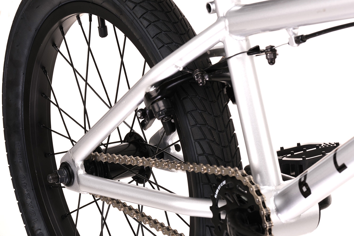 Blank Hustla 18 Complete BMX Silver SkateHut