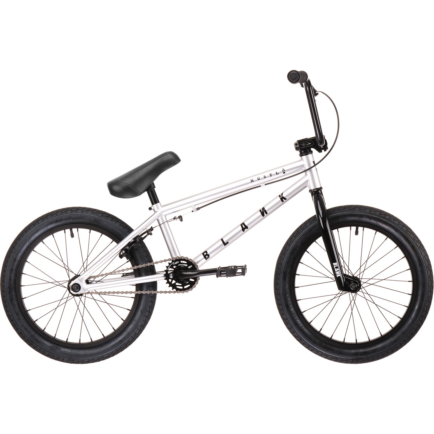 Blank Hustla 18 Complete BMX Silver SkateHut