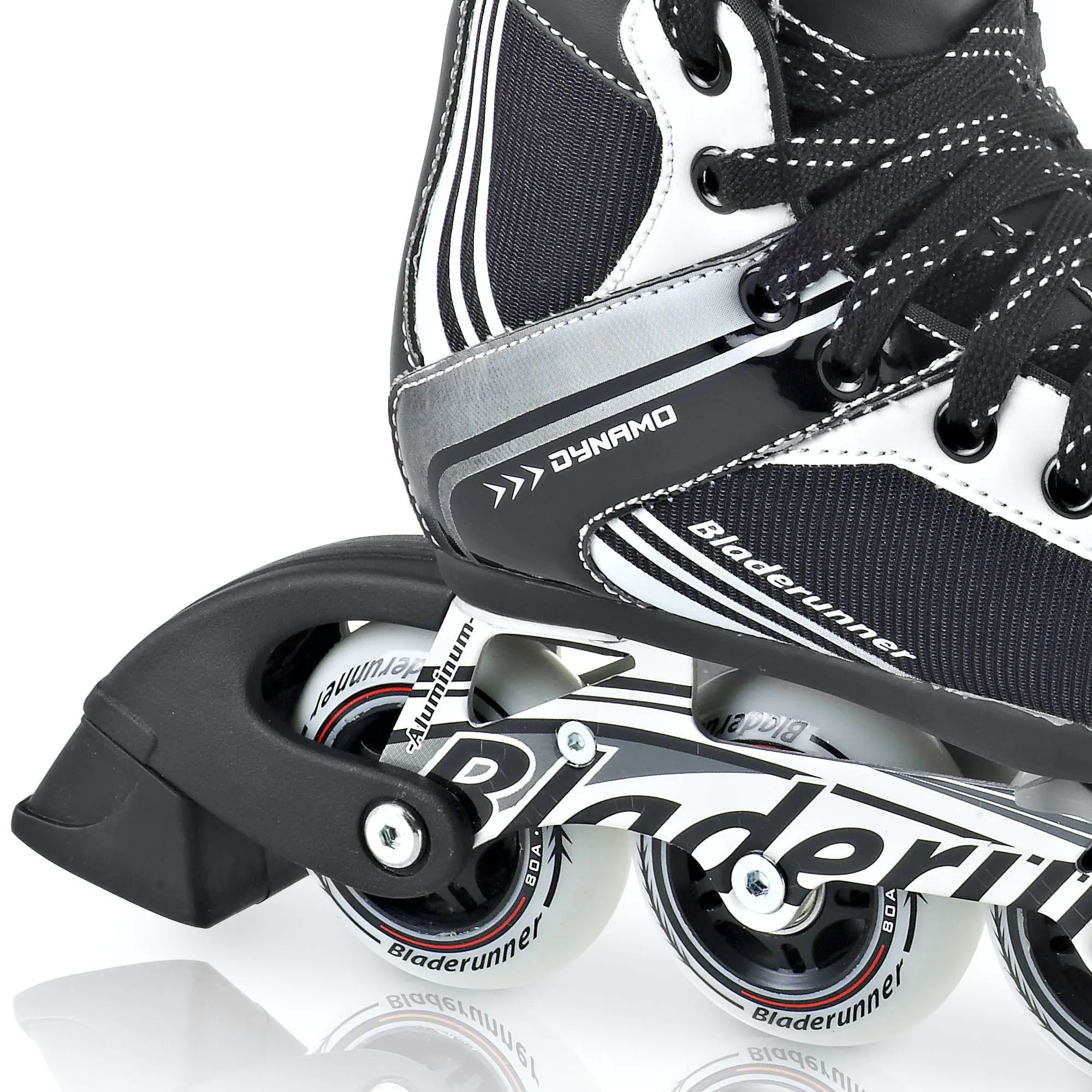 Bladerunner Dynamo Jr Adjustable Hocky Inline Skates Black SkateHut
