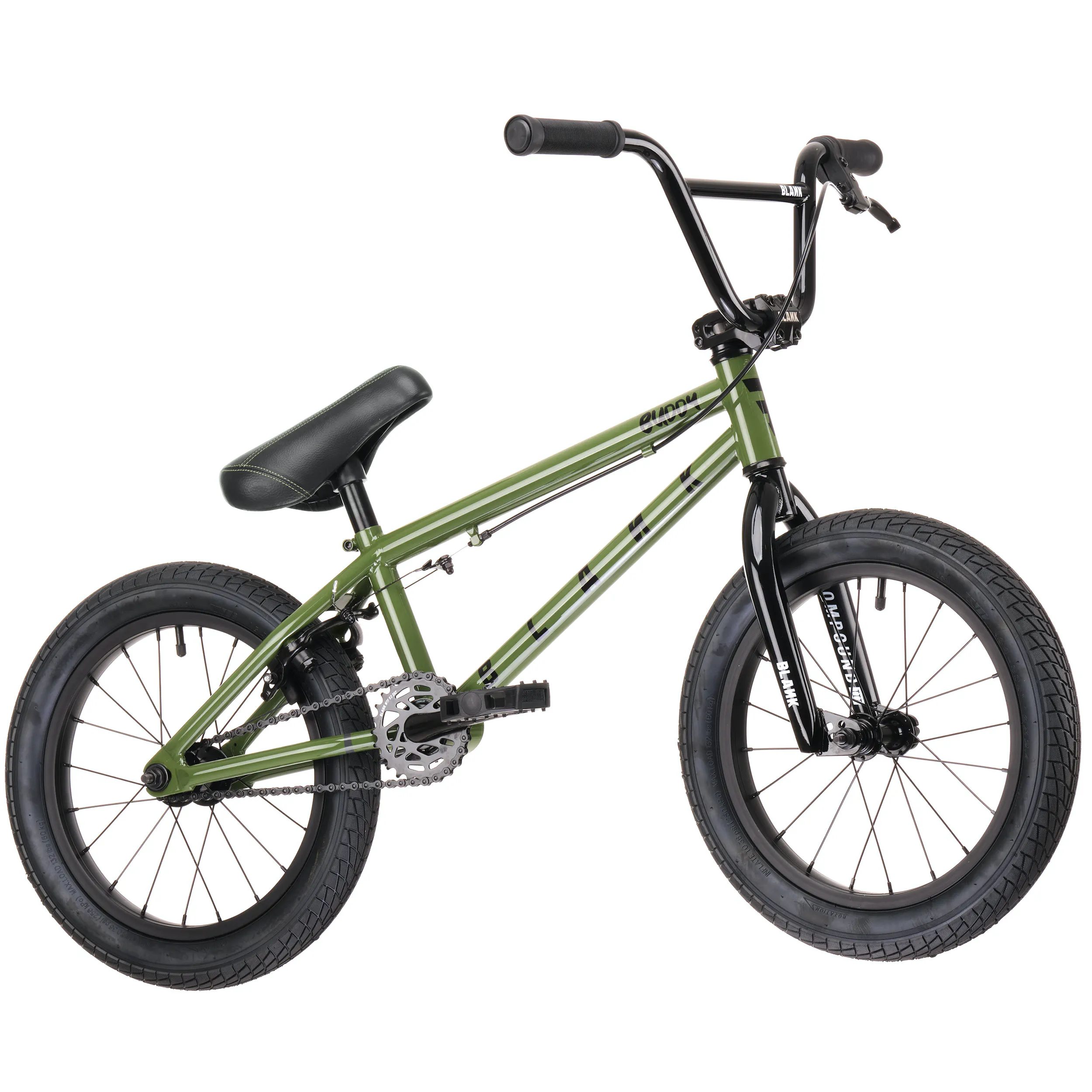 Blank Buddy 16 Complete BMX Olive Green