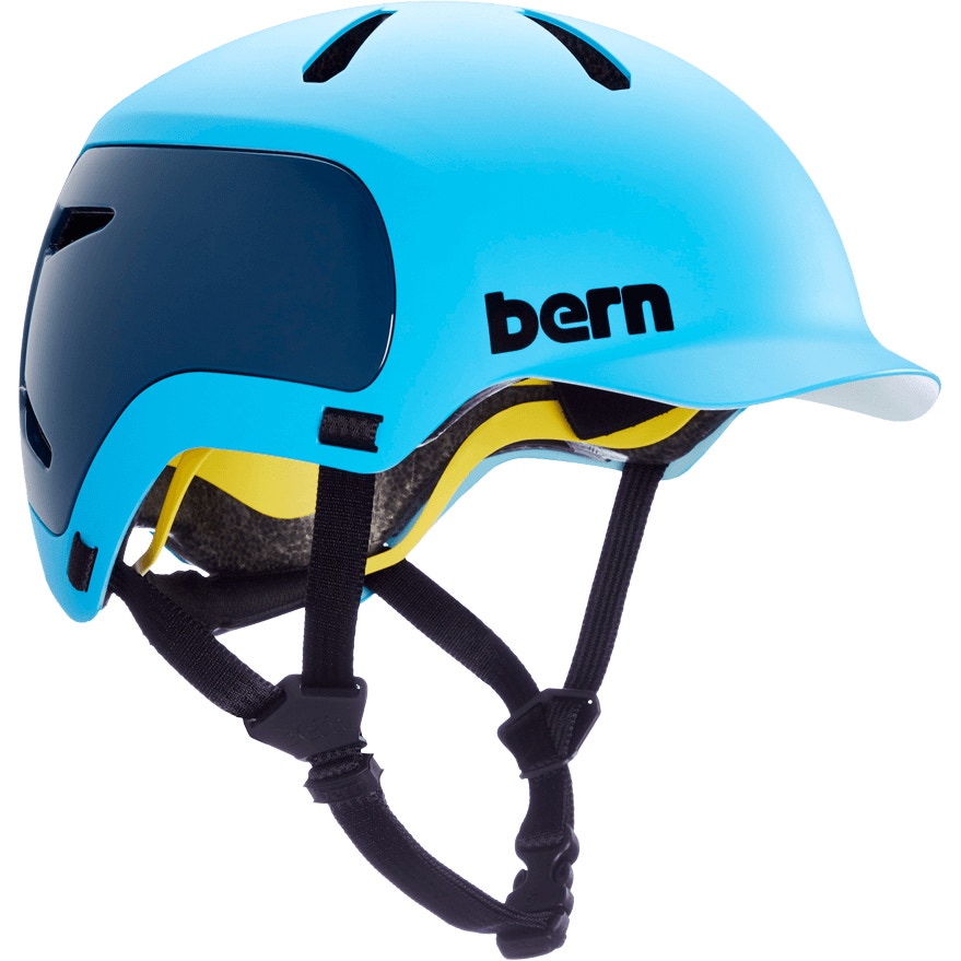 Bern Watts 2.0 MIPS Bike Helmet Matte Ocean Blue SkateHut