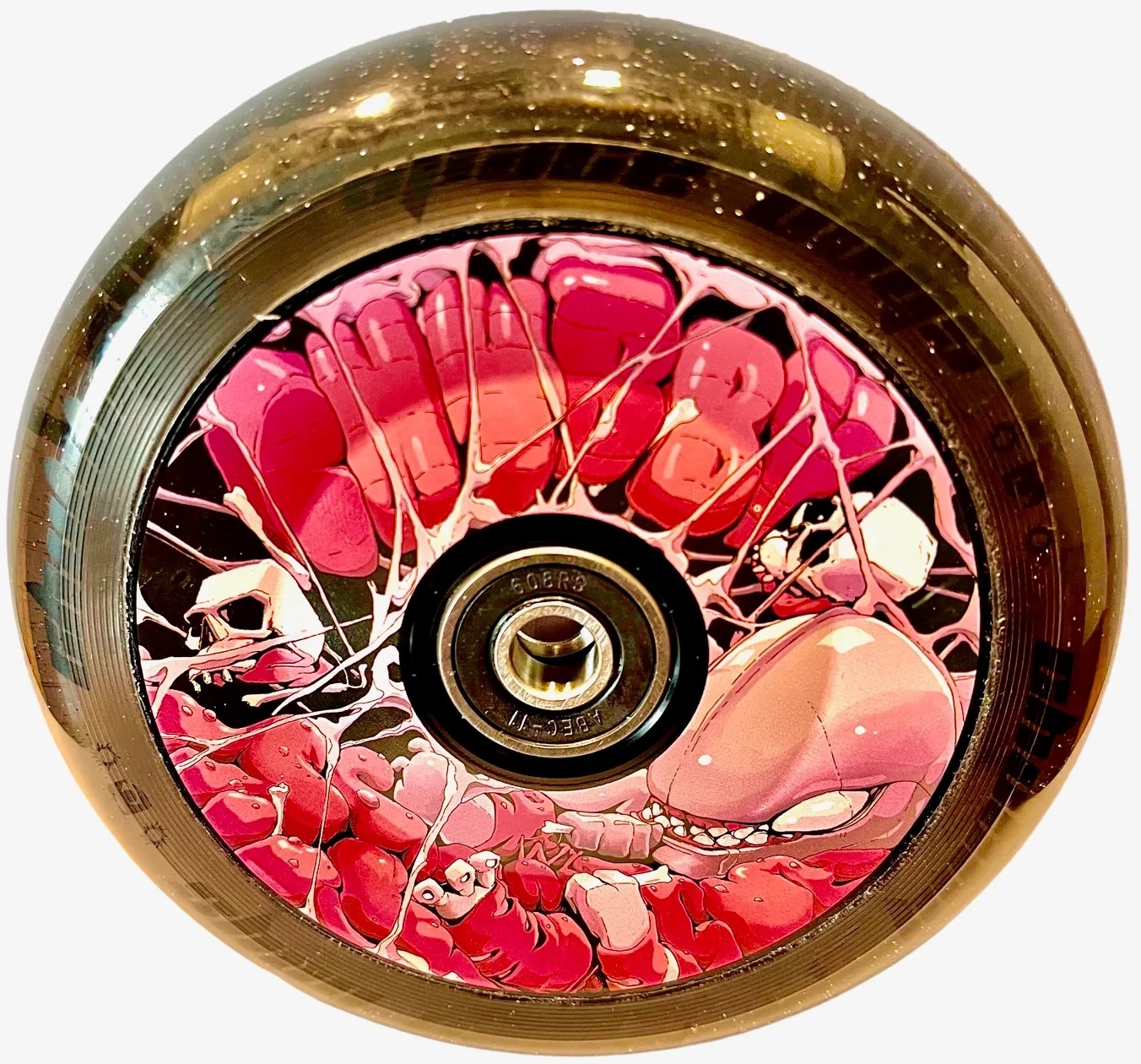 Chubby Baby Alien Gummy 110mm Scooter Wheel Glitter PU SkateHut