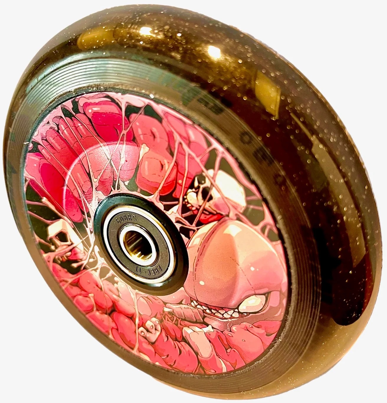 Chubby Baby Alien Gummy 110mm Scooter Wheel Glitter PU SkateHut