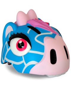 Crazy Safety Animal Kids Helmet - Blue Giraffe