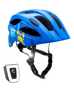 Crazy Safety Kids Bike Helmet - Sea Blue