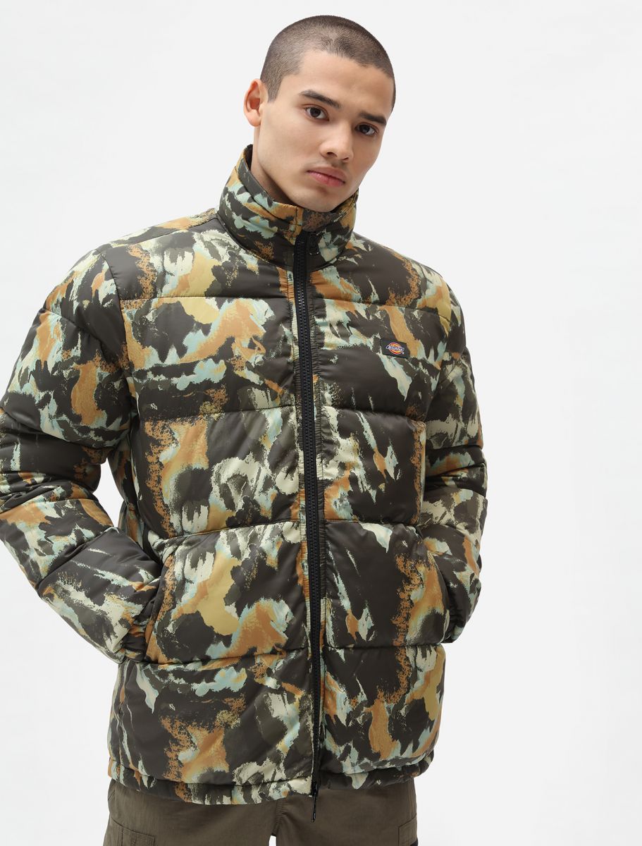 Dickies Crafted Camo Jacket Camo Print SkateHut