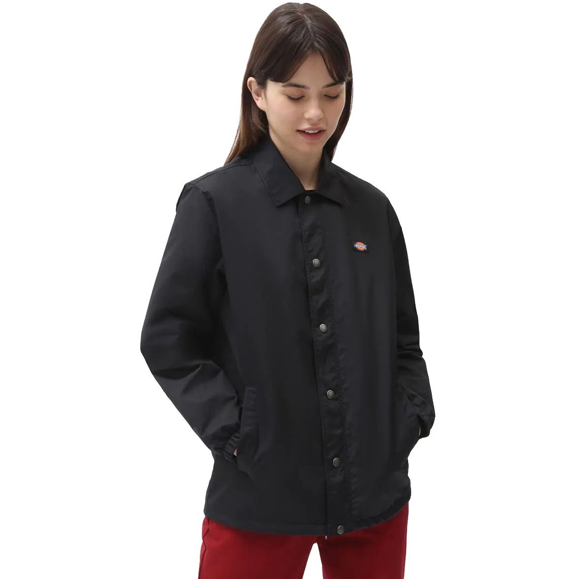 Dickies black coach jacket hotsell