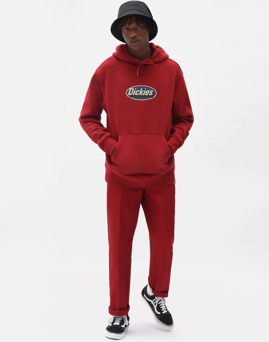 Dickies Saxman Hoodie Biking Red SkateHut
