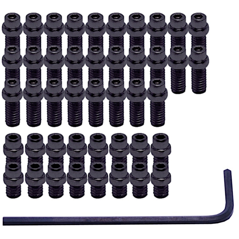 DMR Flip Pin Set for Vault Pedal 44pcs Pedal Pins Black SkateHut