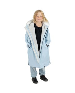 Dryrobe Kids Advance Long Sleeve Changing Robe - Ice Blue
