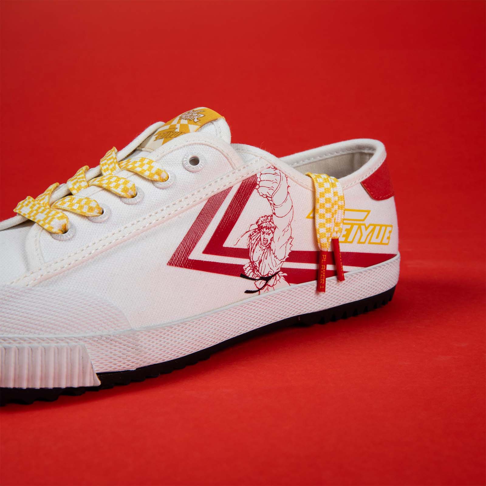 Feiyue Fe Lo 1920 Street Fighter Trainers Ryu Red SkateHut