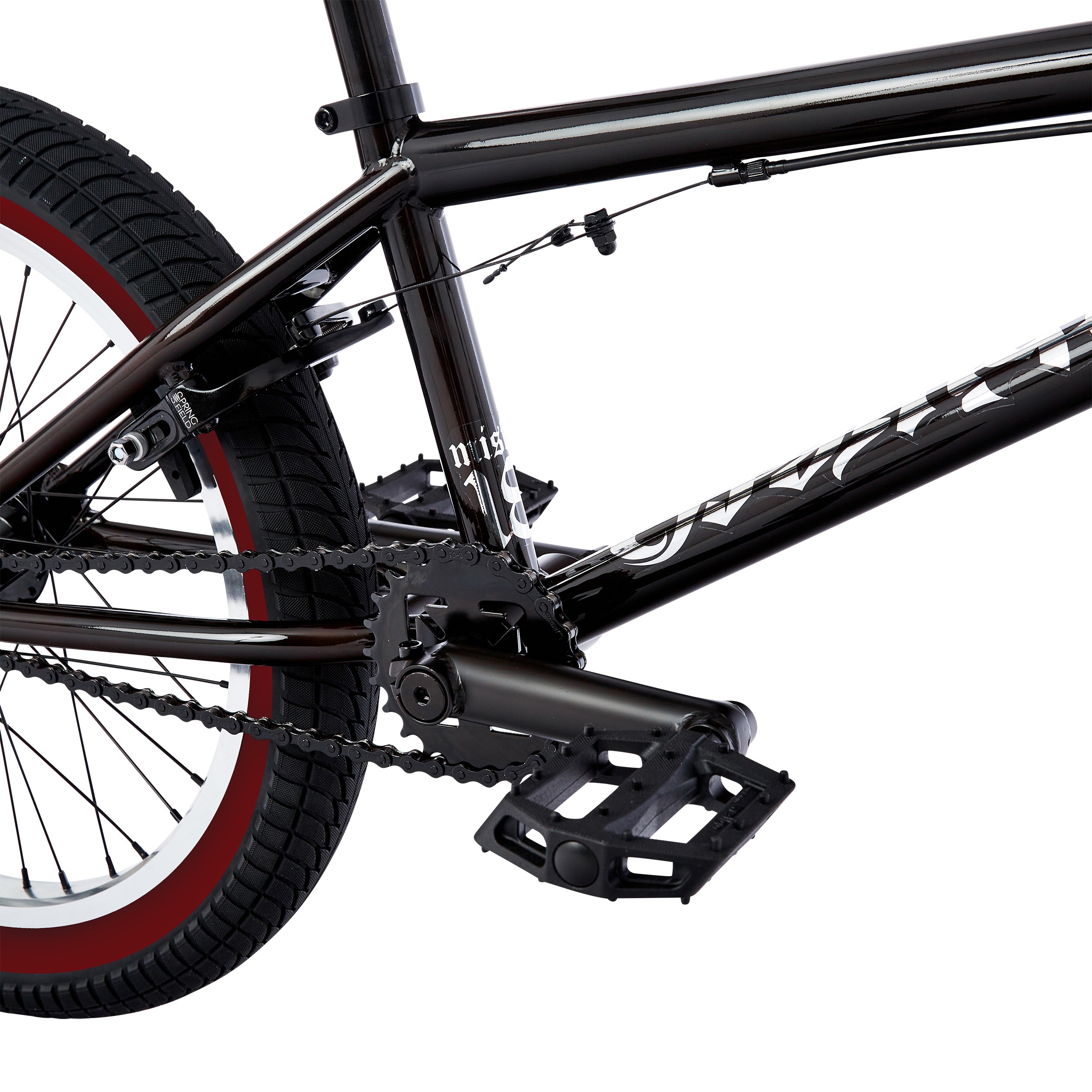 Fit 2021 Misfit 18 Complete BMX Matte Black SkateHut