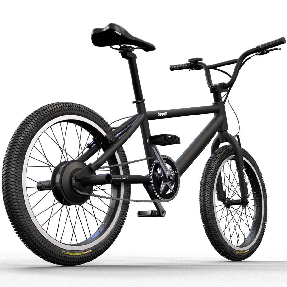 Flow Street9 eBMX Electric Bike Black SkateHut