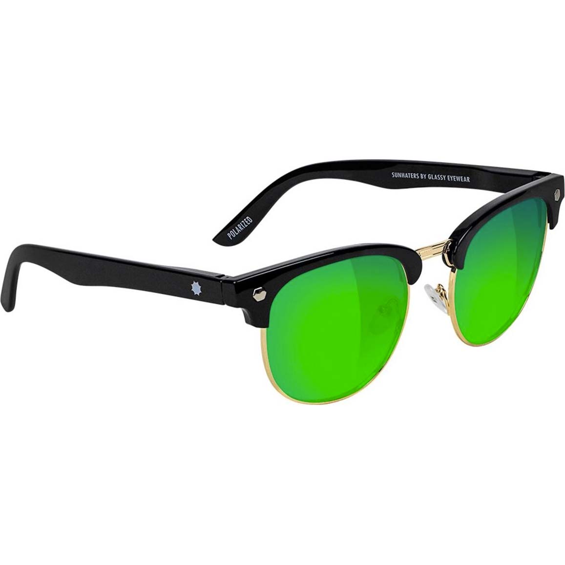 Black green sunglasses cheap