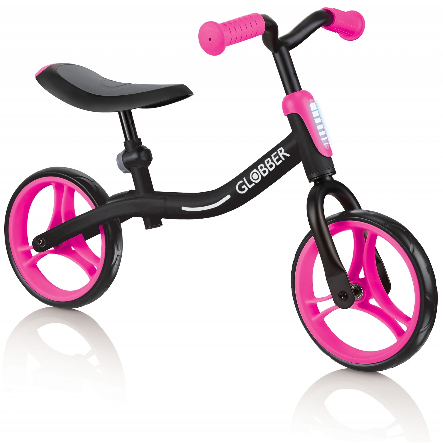 Globber Balance Bike Black Neon Pink