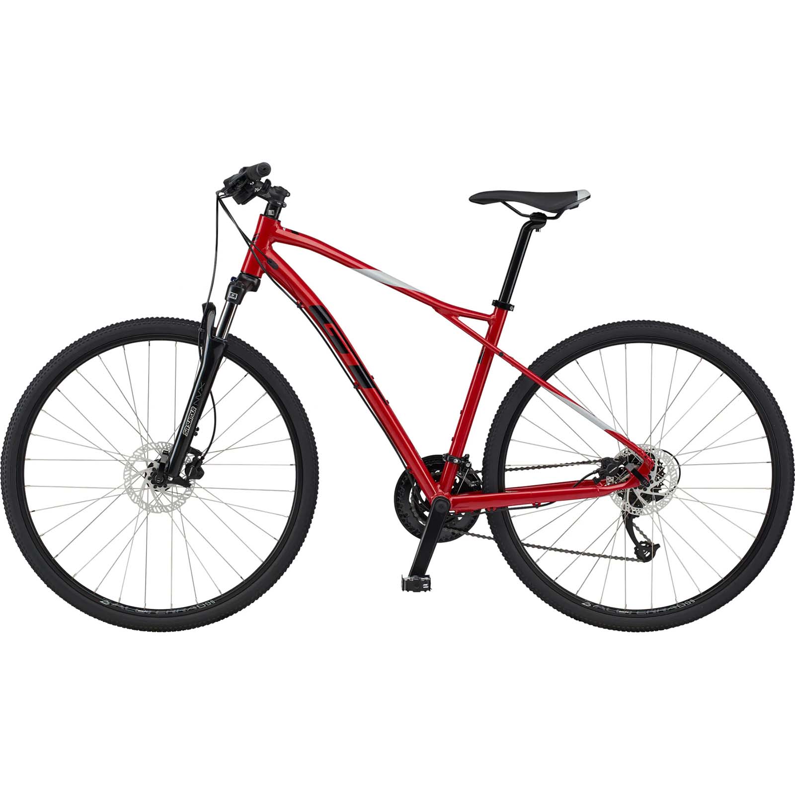 GT Transeo Elite M Hybrid Bike Red SkateHut