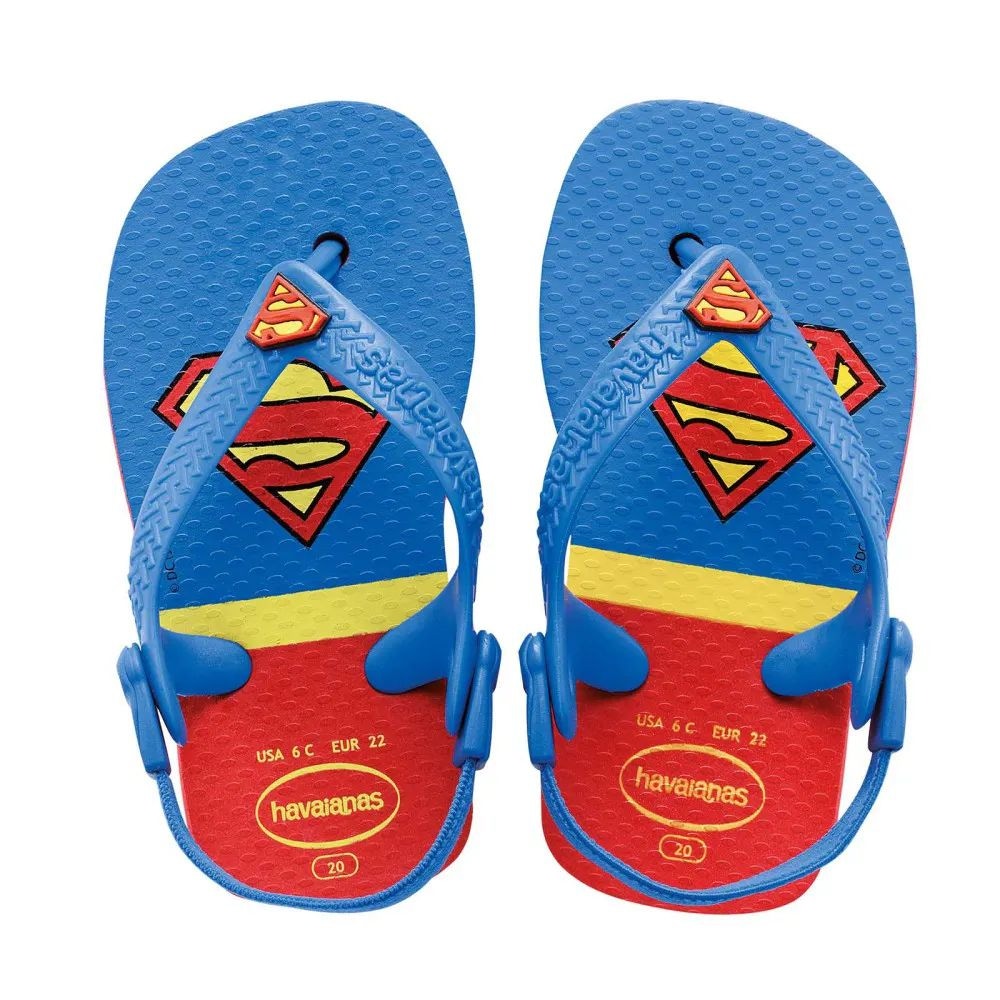 Havaianas Baby Heroes Toddlers Flip Flops Superman SkateHut