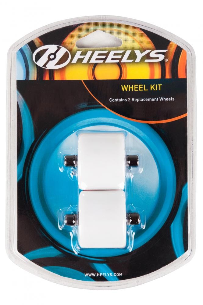 Heelys Fats Wheels White ABEC 5 Small SkateHut