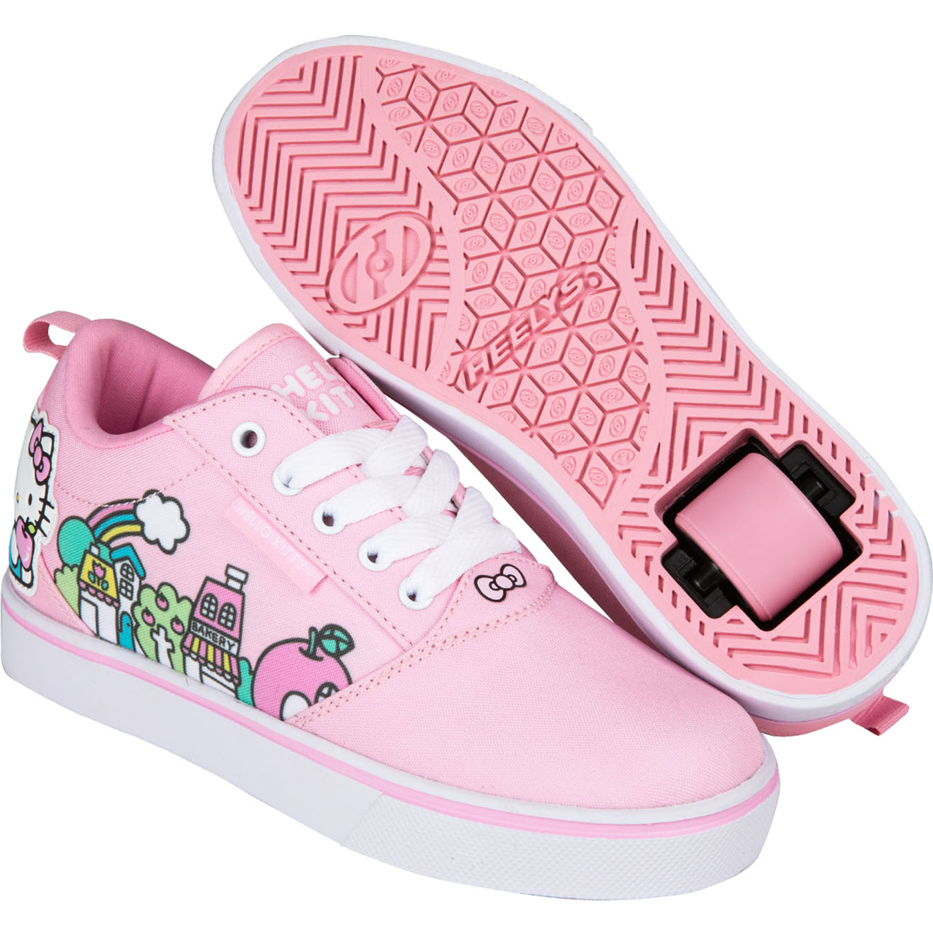 Heelys X Hello Kitty Pro 20 Prints Baby Pink Light Pink White SkateHut