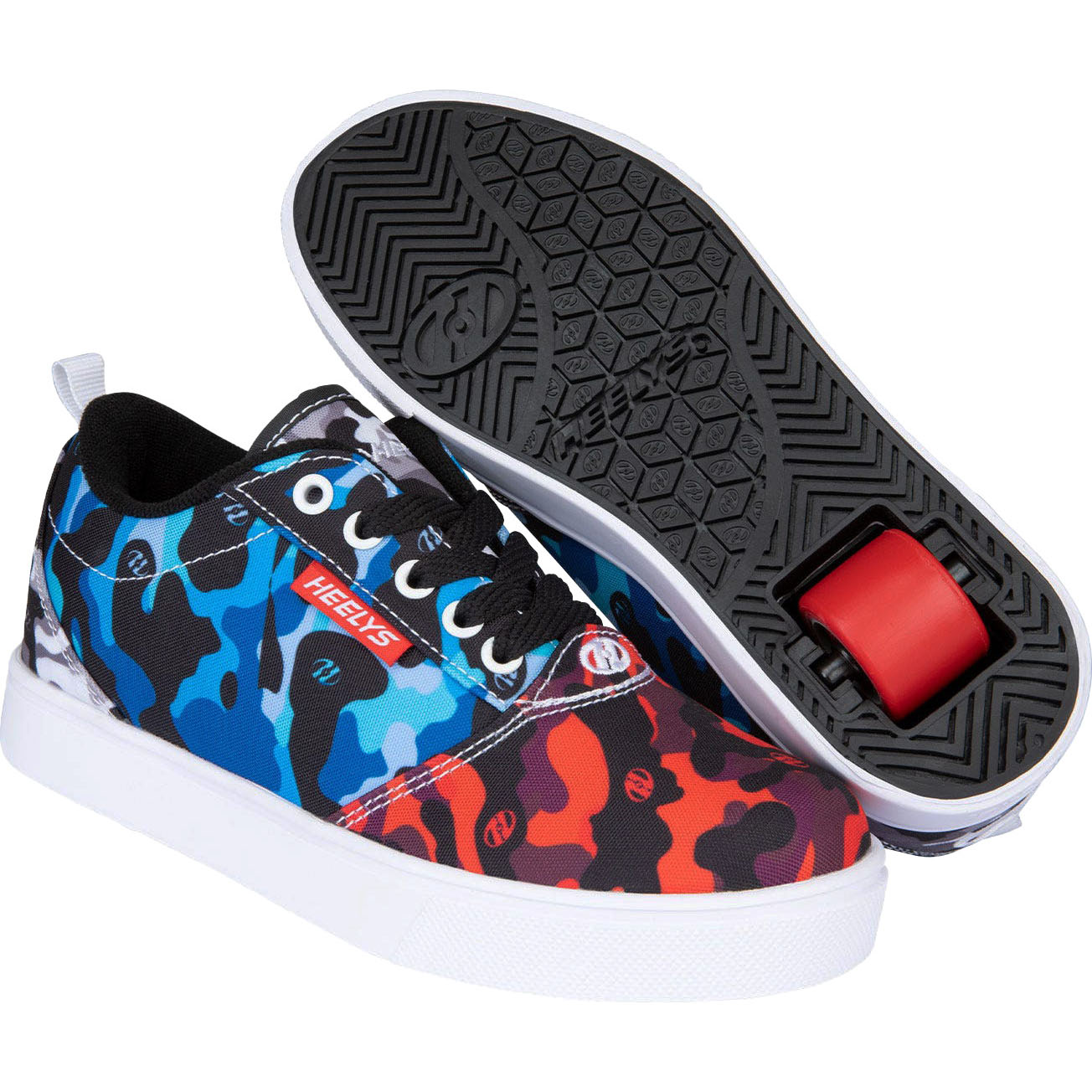 Heelys Pro 20 Prints Black/Red/Blue/Grey Camo/Nylon SkateHut