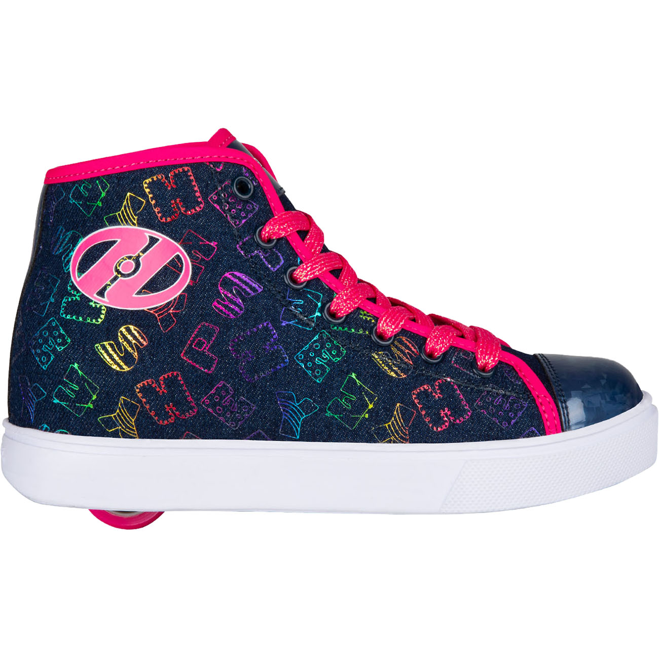 Heelys Veloz Denim Rainbow Multi Denim Heelys Veloz Denim Rainbow Multi Denim