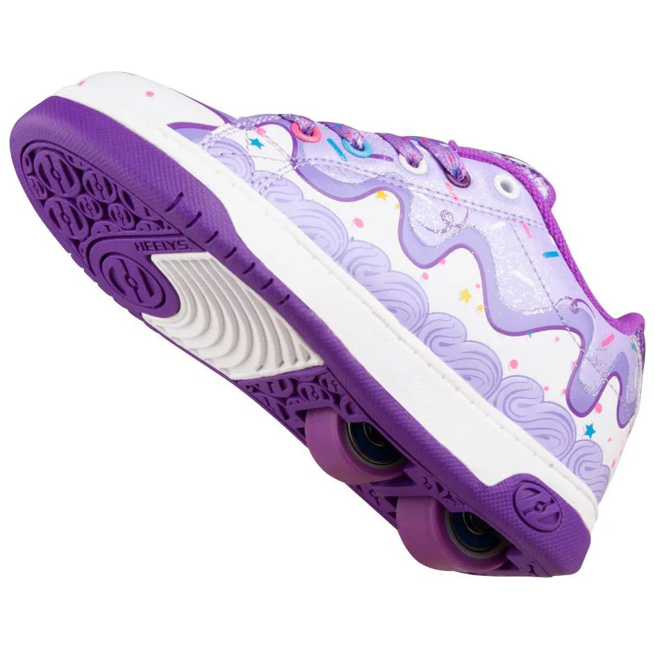 Box Damage Heelys Split X2 Purple Cake Frosting UK 3