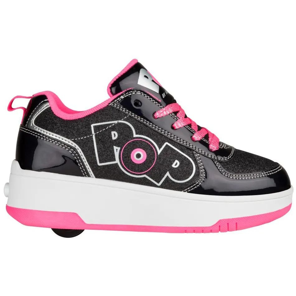 Heelys POP Strike Black Sparkle Black Holo Pink SkateHut