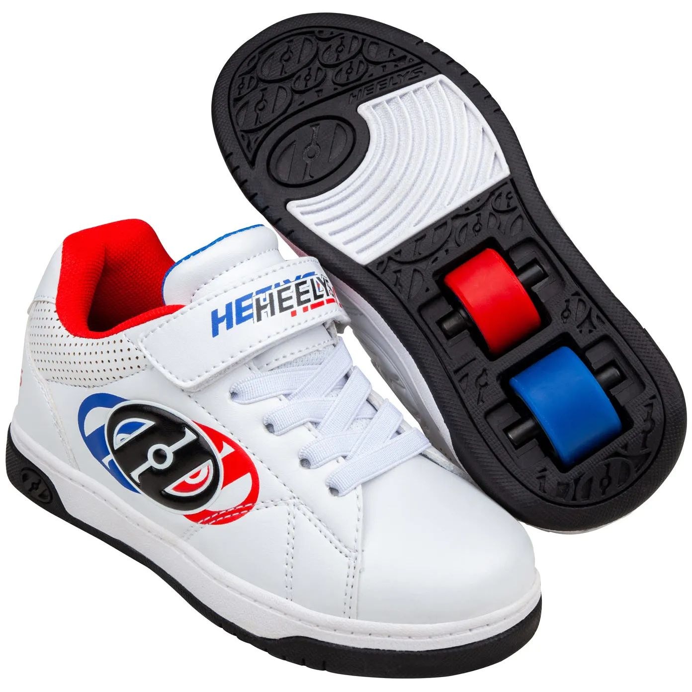 Heelys X2 Swerve White Blue Red SkateHut