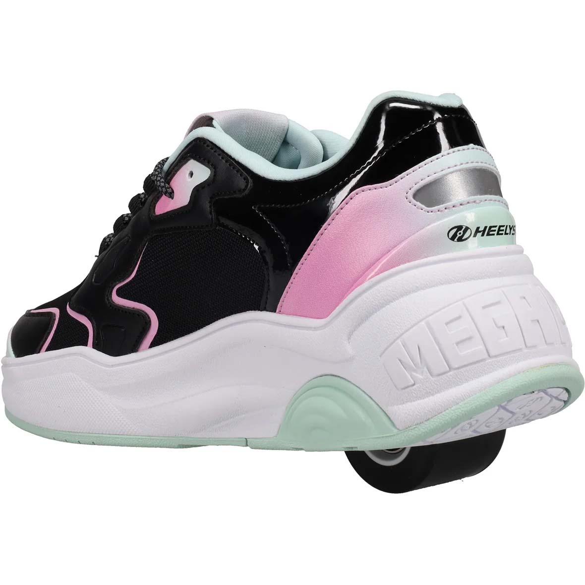 Heelys Mega Pro Black/Pink/Blue SkateHut