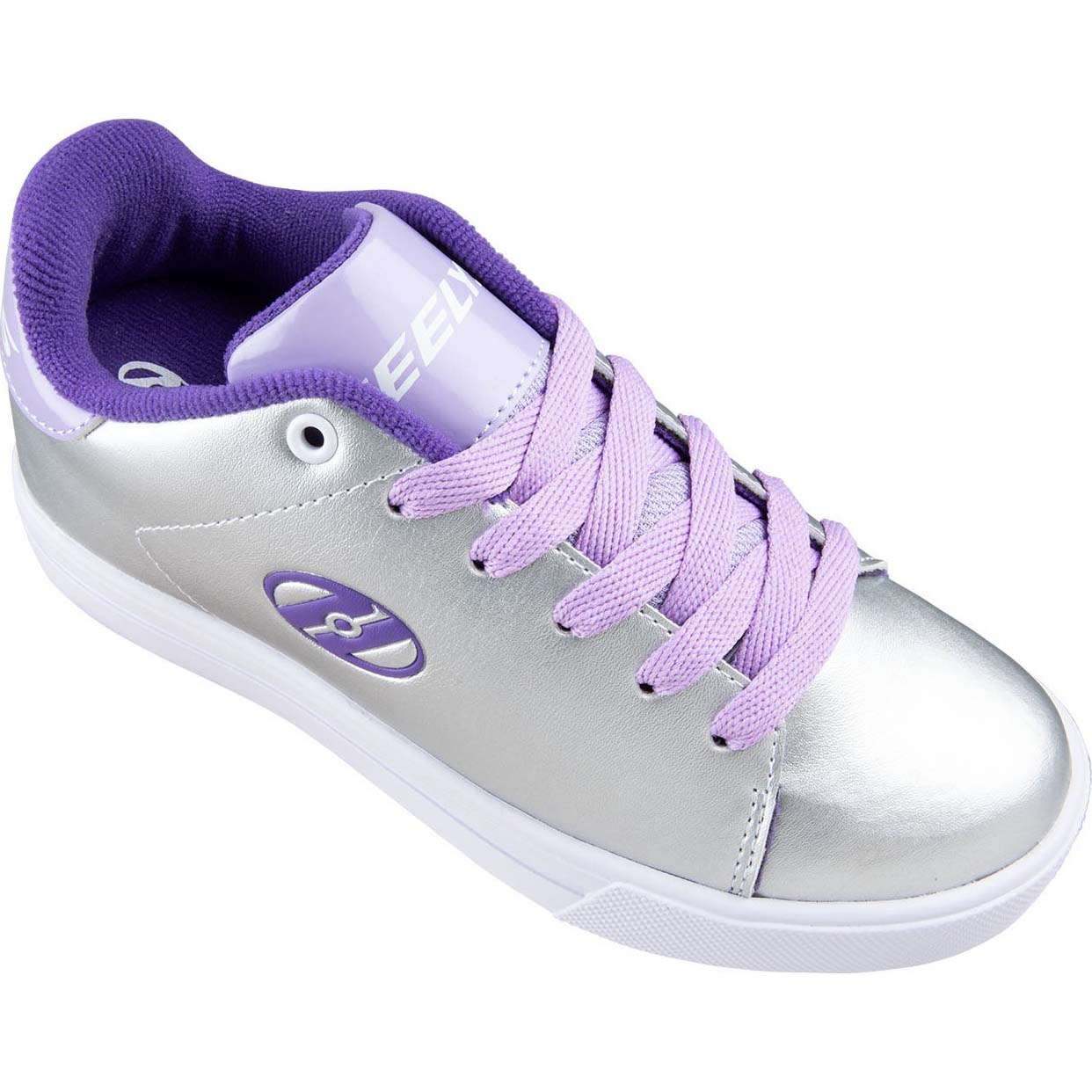 Silver heelys discount