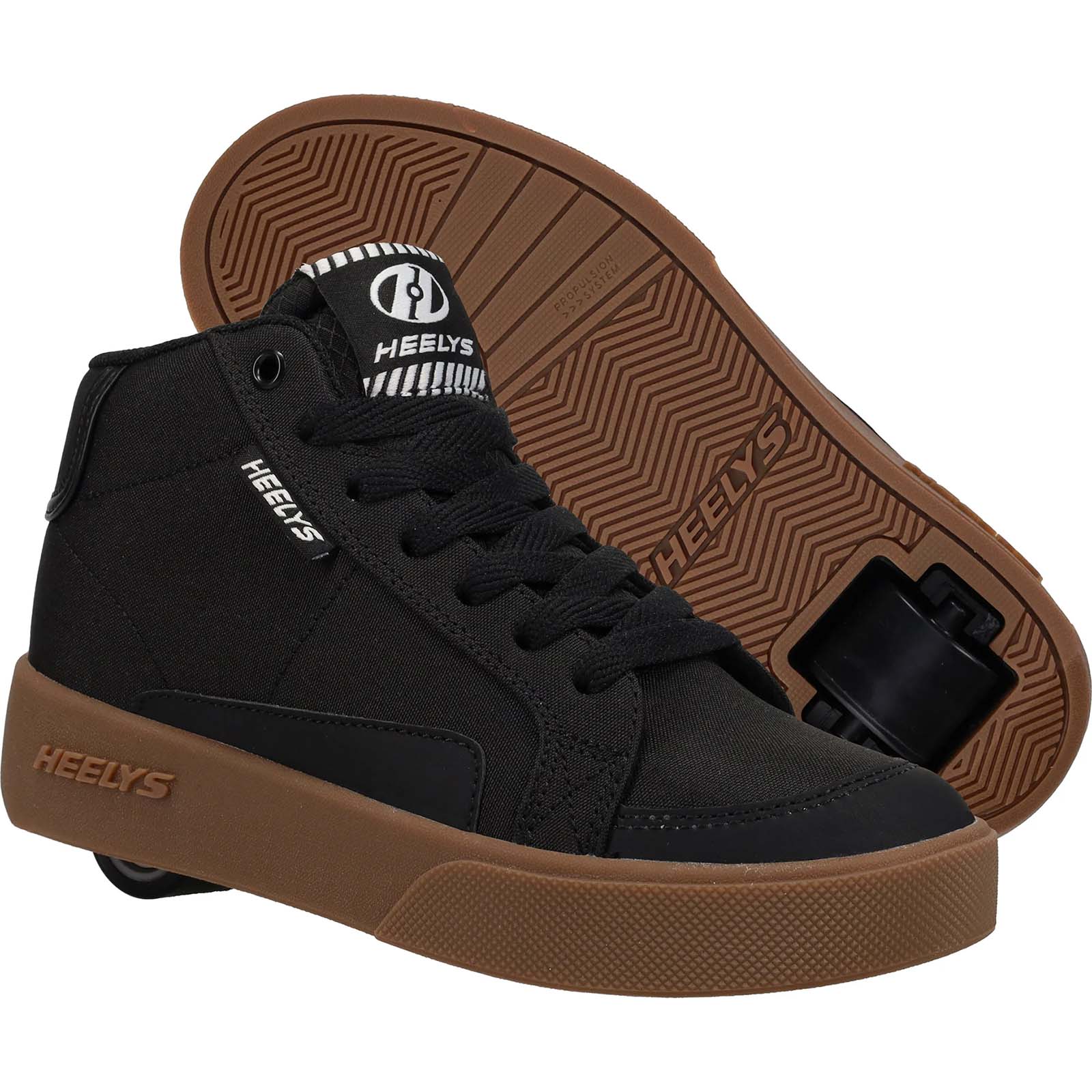 Heelys Digi Nylon Canvas Black Gum SkateHut