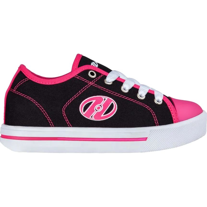 Heelys X2 Classic Black White Hot Pink SkateHut