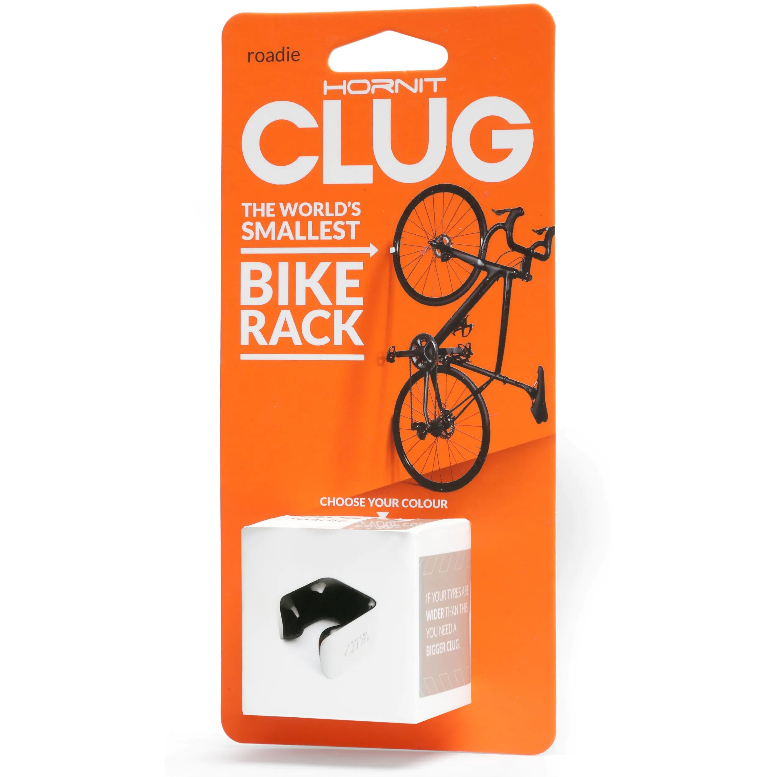 Hornit Clug Roadie Bike Rack White Black SML SkateHut