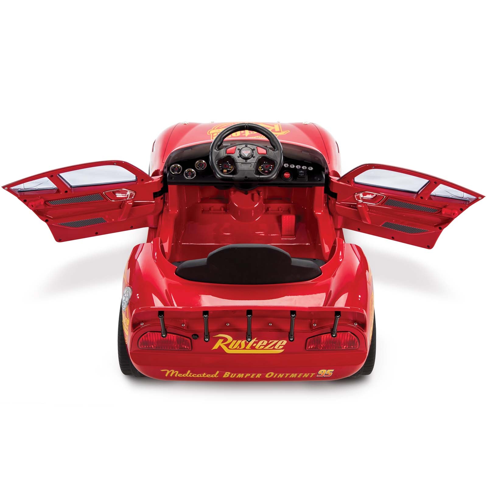 Disney pixar cars 3 6v lightning mcqueen boys ride on red tricycle by huffy top