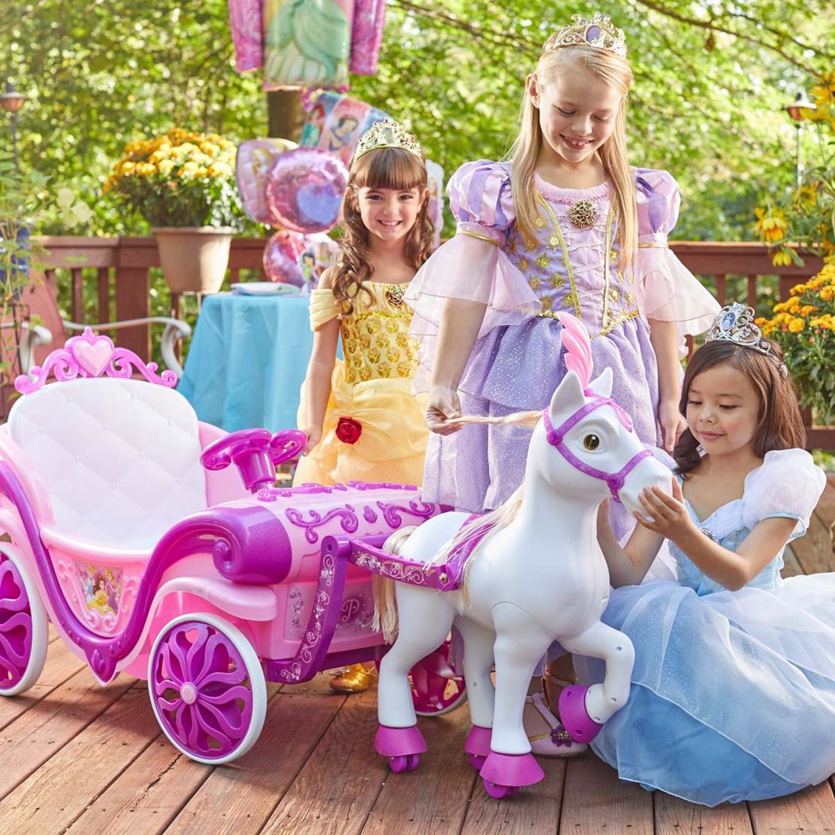 Huffy Princess Carriage 6v Electric Ride On Pink SkateHut